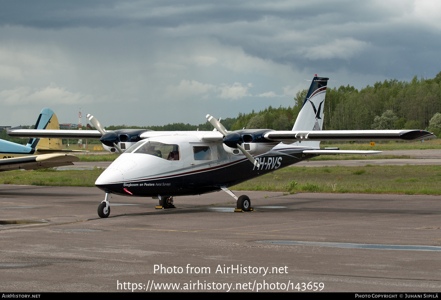 Aircraft Photo of PH-RVS | Partenavia P-68 | Slagboom en Peeters Aerial Surveys | AirHistory.net #143659