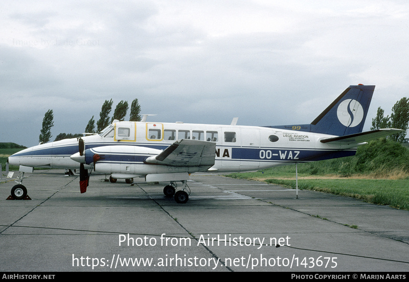 Aircraft Photo of OO-WAZ | Beech 99 Airliner | Sabena | AirHistory.net #143675