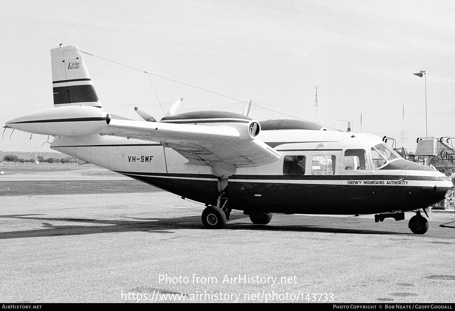 Aircraft Photo of VH-SMF | Piaggio P-166 | Snowy Mountains Hydro ...