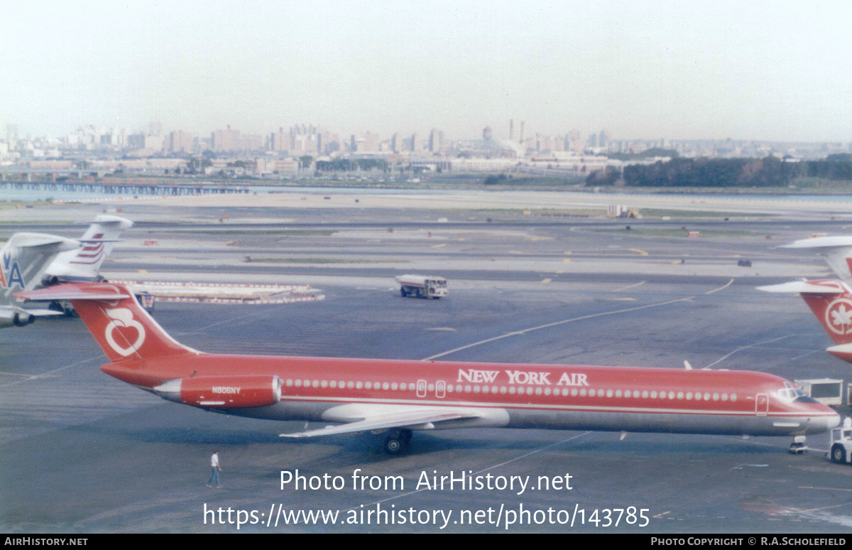 Aircraft Photo of N806NY | McDonnell Douglas MD-82 (DC-9-82) | New York Air | AirHistory.net #143785