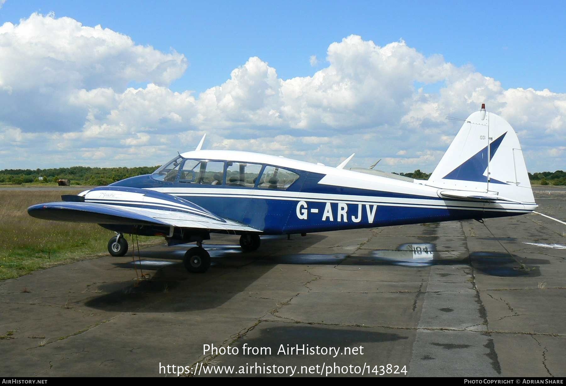 Aircraft Photo of G-ARJV | Piper PA-23-160 Apache | AirHistory.net #143824