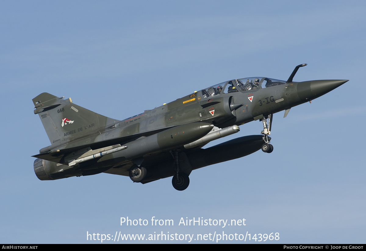 Aircraft Photo of 668 | Dassault Mirage 2000D | France - Air Force | AirHistory.net #143968