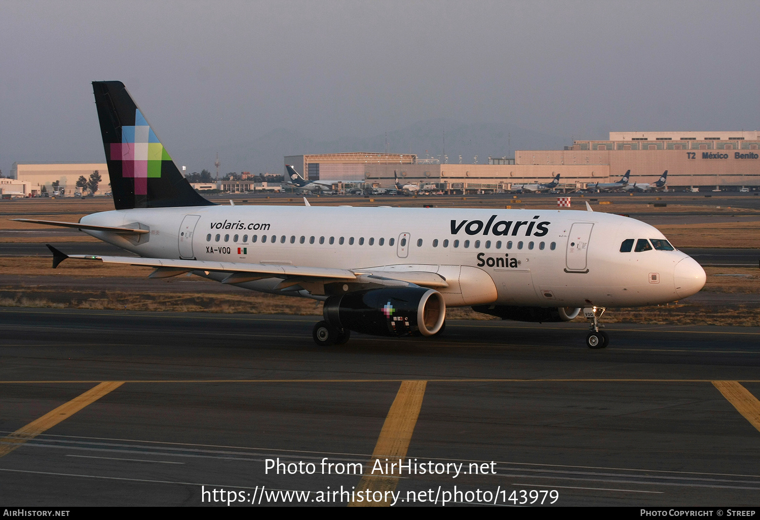 Aircraft Photo of XA-VOQ | Airbus A319-133 | Volaris | AirHistory.net #143979