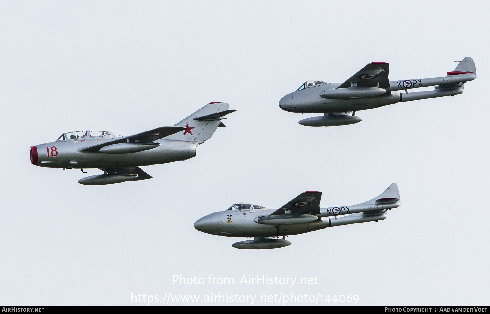 Aircraft Photo of N104CJ / 18 red | PZL-Mielec Lim-2 (MiG-15) | Soviet Union - Air Force | AirHistory.net #144069