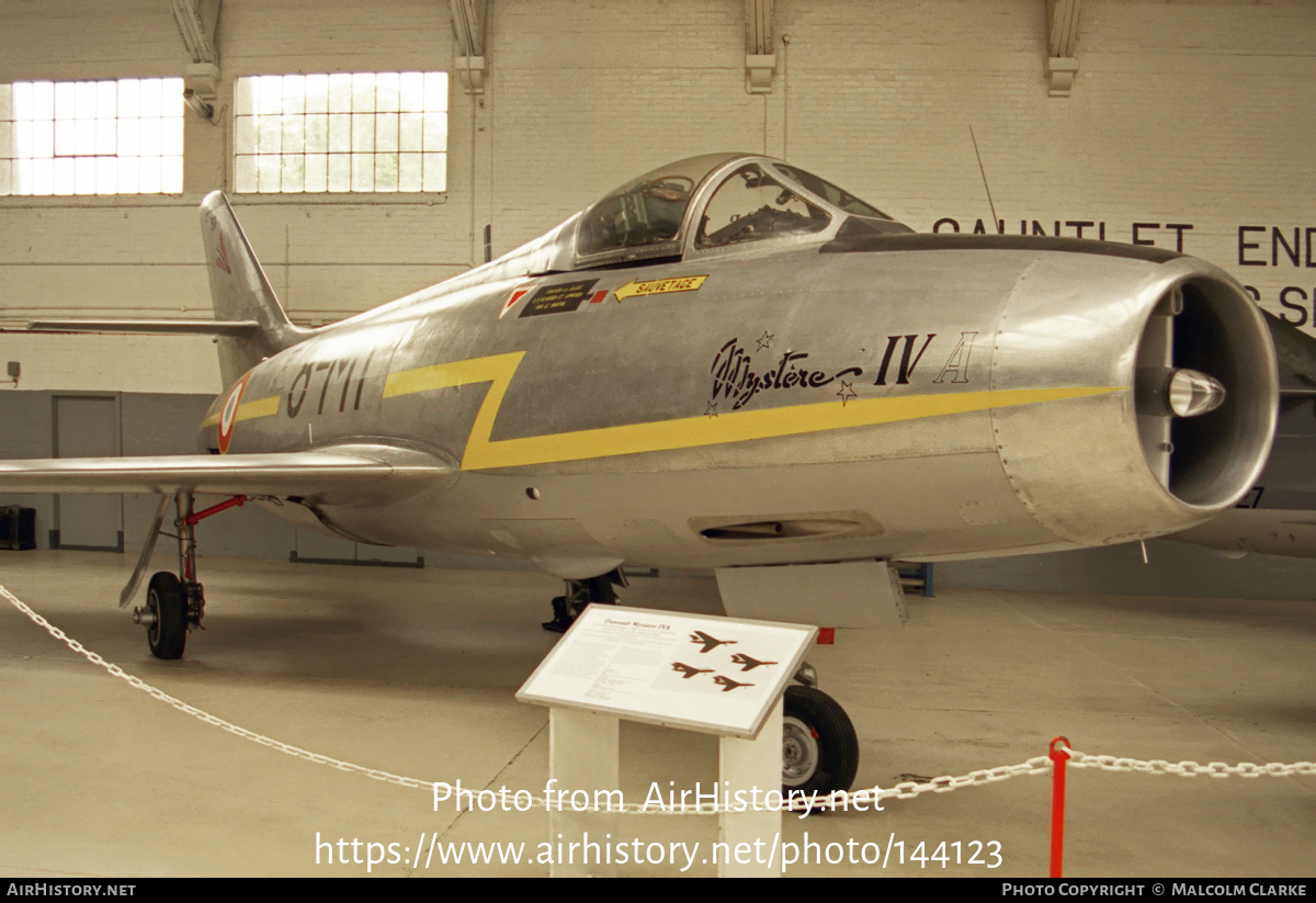 Aircraft Photo of 57 | Dassault MD-454 Mystere IV A | France - Air Force | AirHistory.net #144123