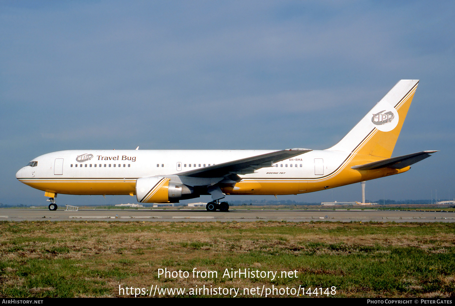 Aircraft Photo of VH-RMA | Boeing 767-284/ER | HPL Travel Bug | AirHistory.net #144148