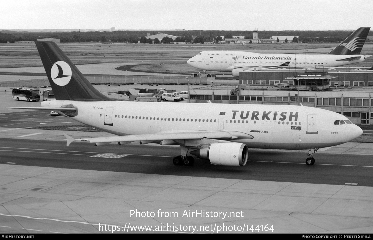 Aircraft Photo of TC-JDB | Airbus A310-304 | Turkish Airlines | AirHistory.net #144164