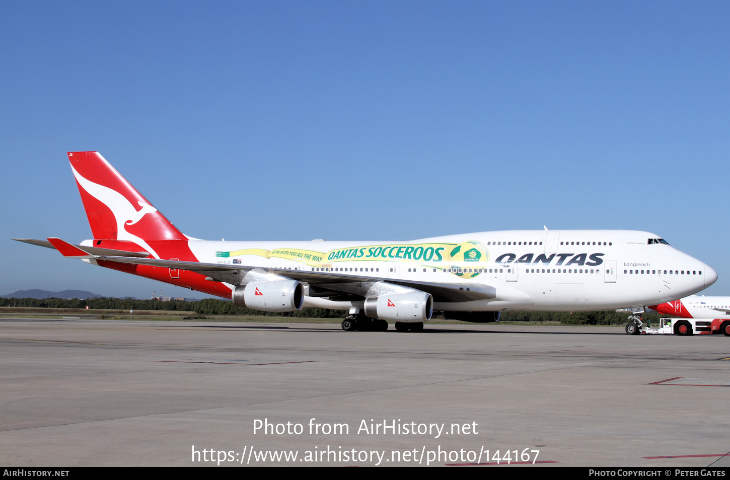 Aircraft Photo of VH-OJS | Boeing 747-438 | Qantas | AirHistory.net #144167