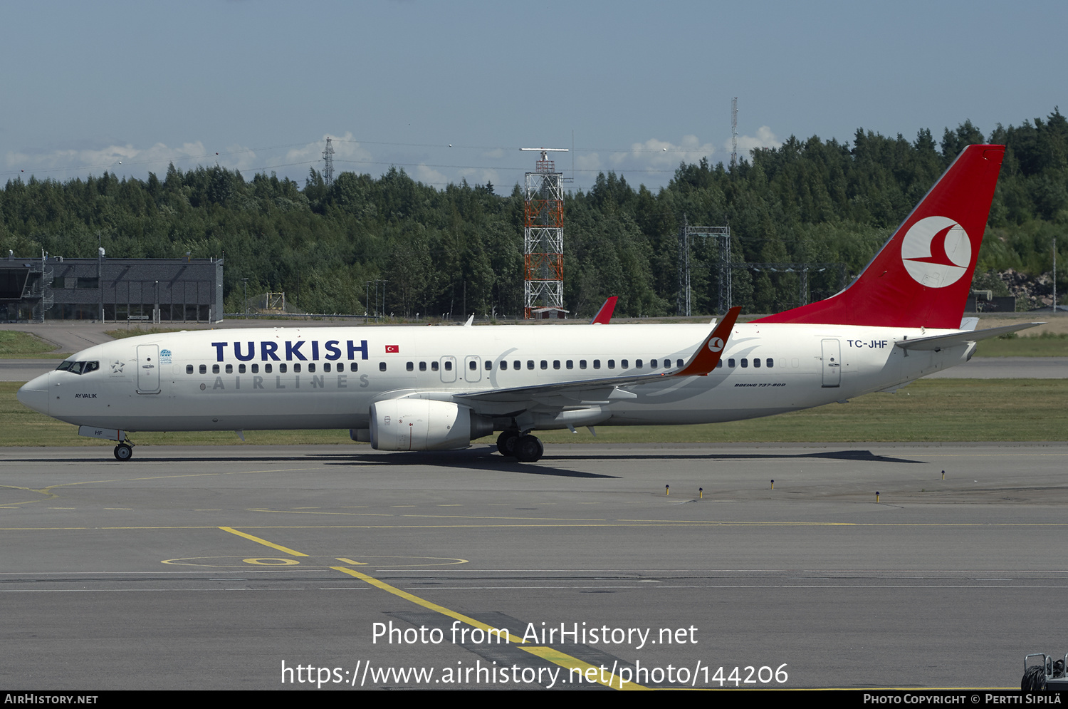 Aircraft Photo of TC-JHF | Boeing 737-8F2 | Turkish Airlines | AirHistory.net #144206