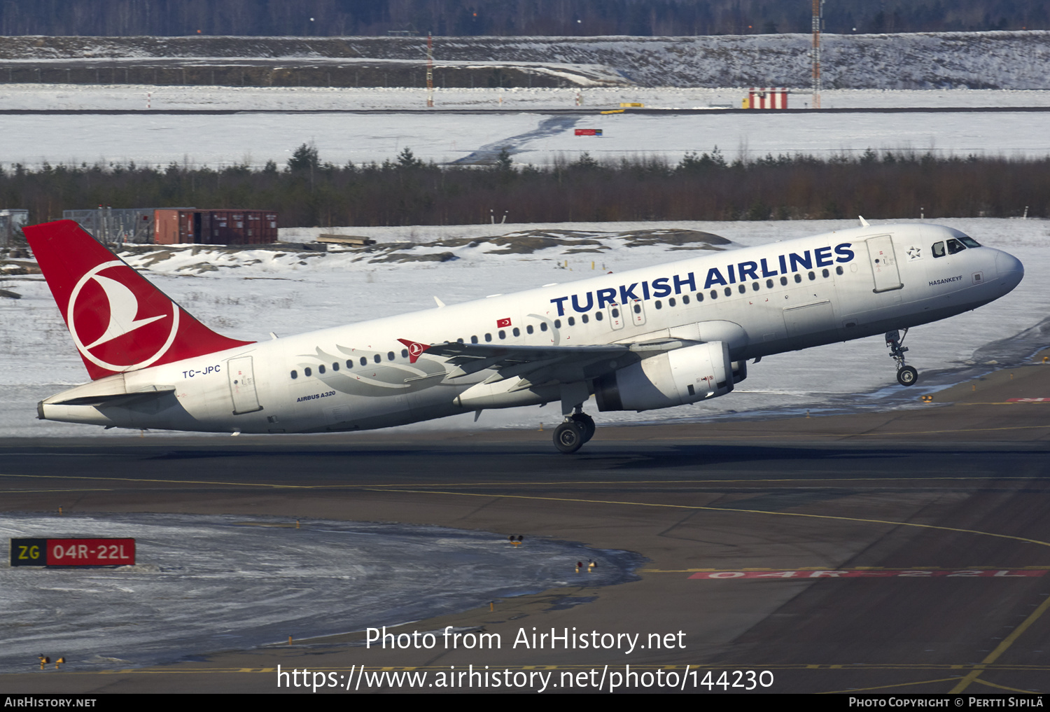 Aircraft Photo of TC-JPC | Airbus A320-232 | Turkish Airlines | AirHistory.net #144230