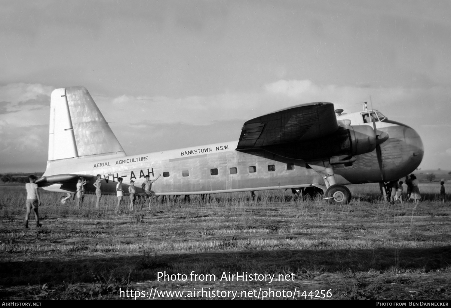 Aircraft Photo of VH-AAH | Bristol 170 Freighter Mk21(Ag) | Aerial Agriculture | AirHistory.net #144256