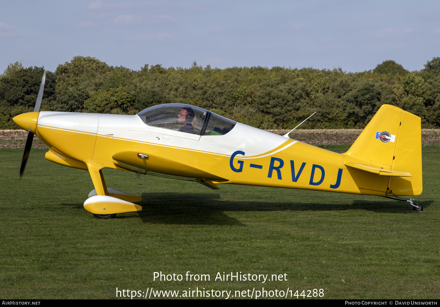 Aircraft Photo of G-RVDJ | Van's RV-6 | AirHistory.net #144288