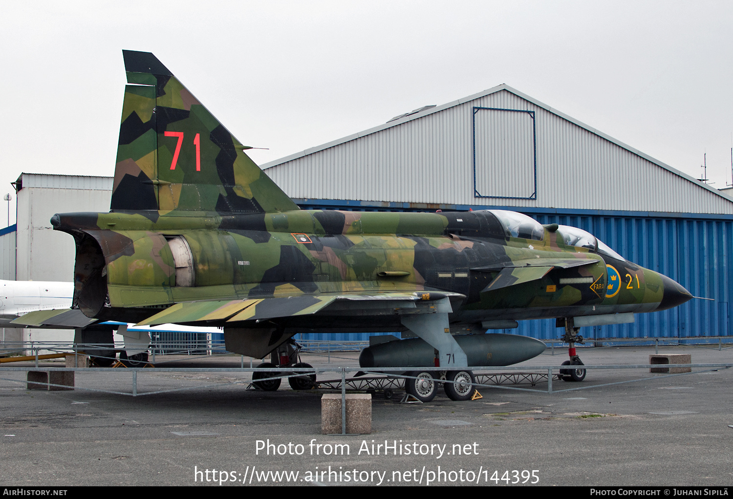 Aircraft Photo of 37808 | Saab Sk37 Viggen | Sweden - Air Force | AirHistory.net #144395