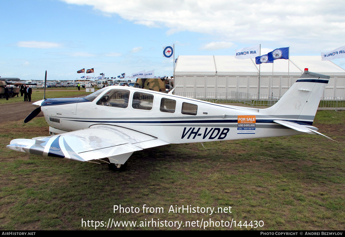 Aircraft Photo of VH-VDB | Hawker Beechcraft G36 Bonanza | AirHistory.net #144430