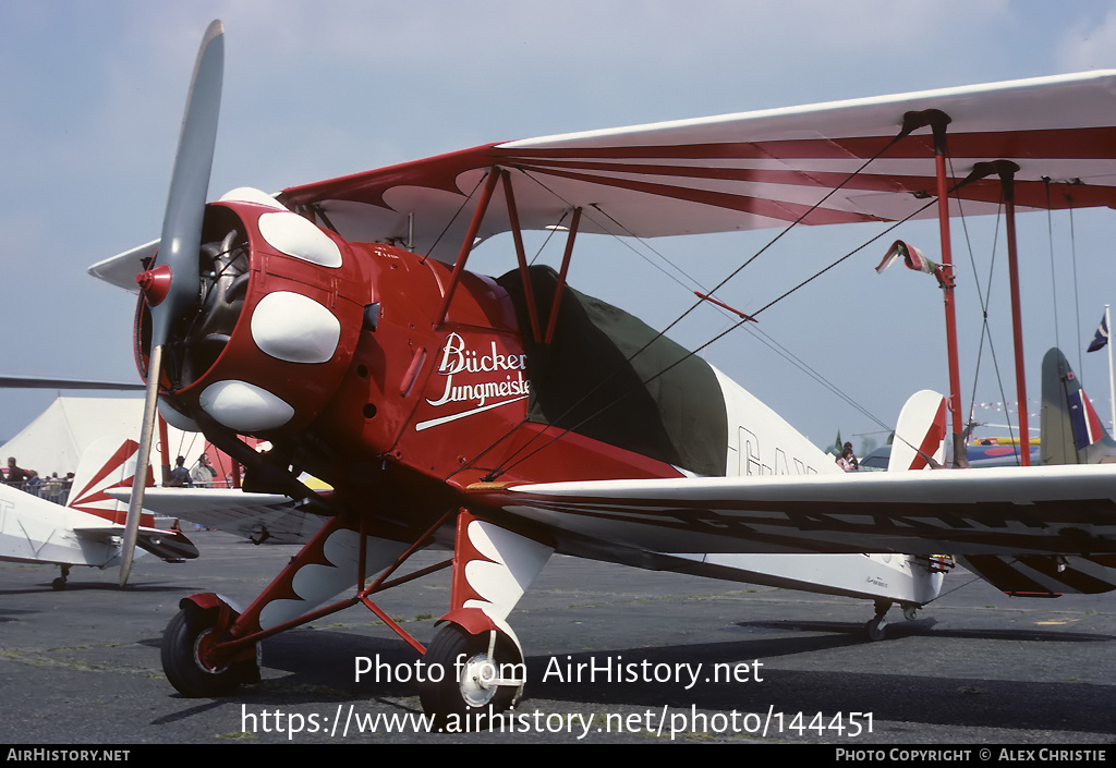 Aircraft Photo of G-AXMT | Bücker Bü 133C Jungmeister | AirHistory.net #144451