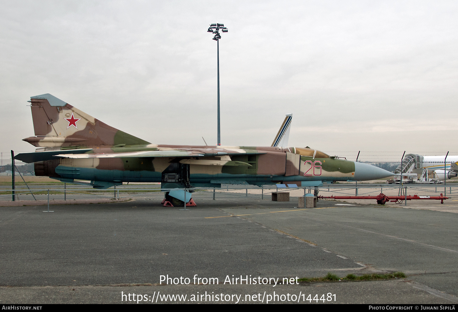 Aircraft Photo of 26 red | Mikoyan-Gurevich MiG-23ML | Soviet Union - Air Force | AirHistory.net #144481