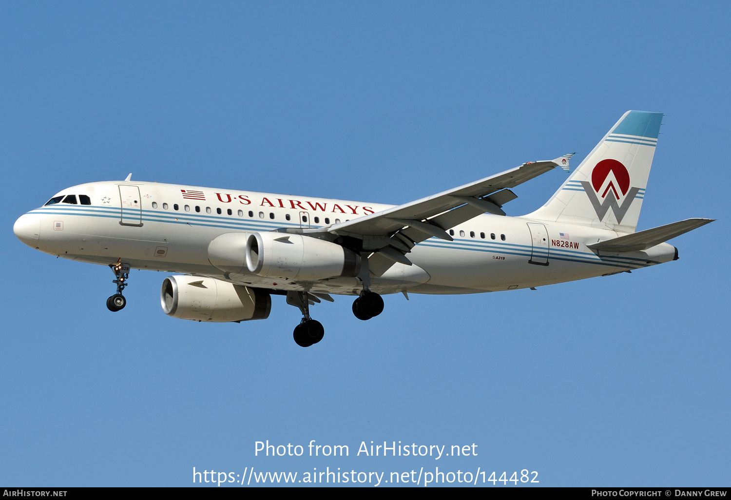 Aircraft Photo of N828AW | Airbus A319-132 | US Airways | America West Airlines | AirHistory.net #144482