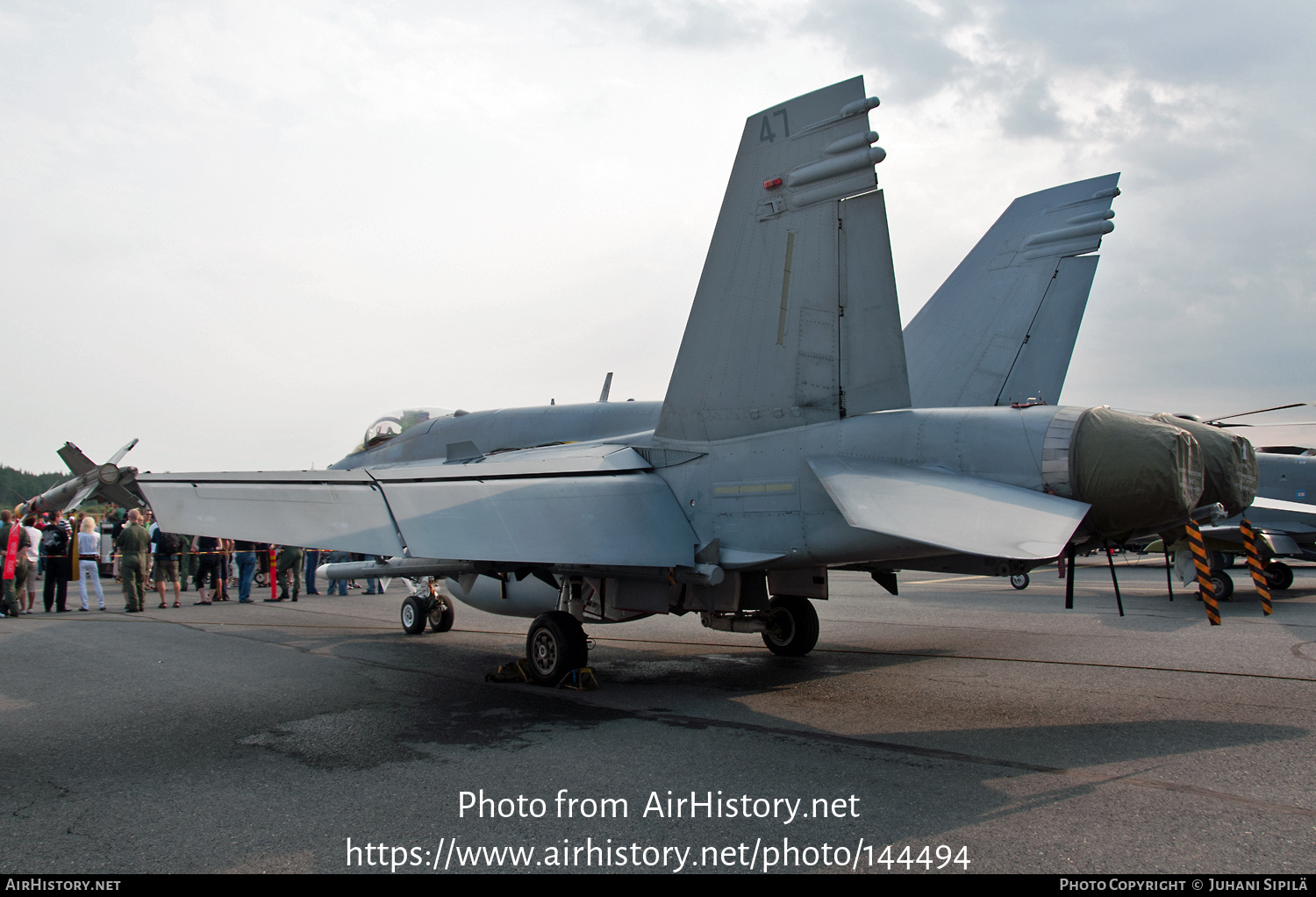 Aircraft Photo of HN-447 | McDonnell Douglas F/A-18C Hornet | Finland - Air Force | AirHistory.net #144494