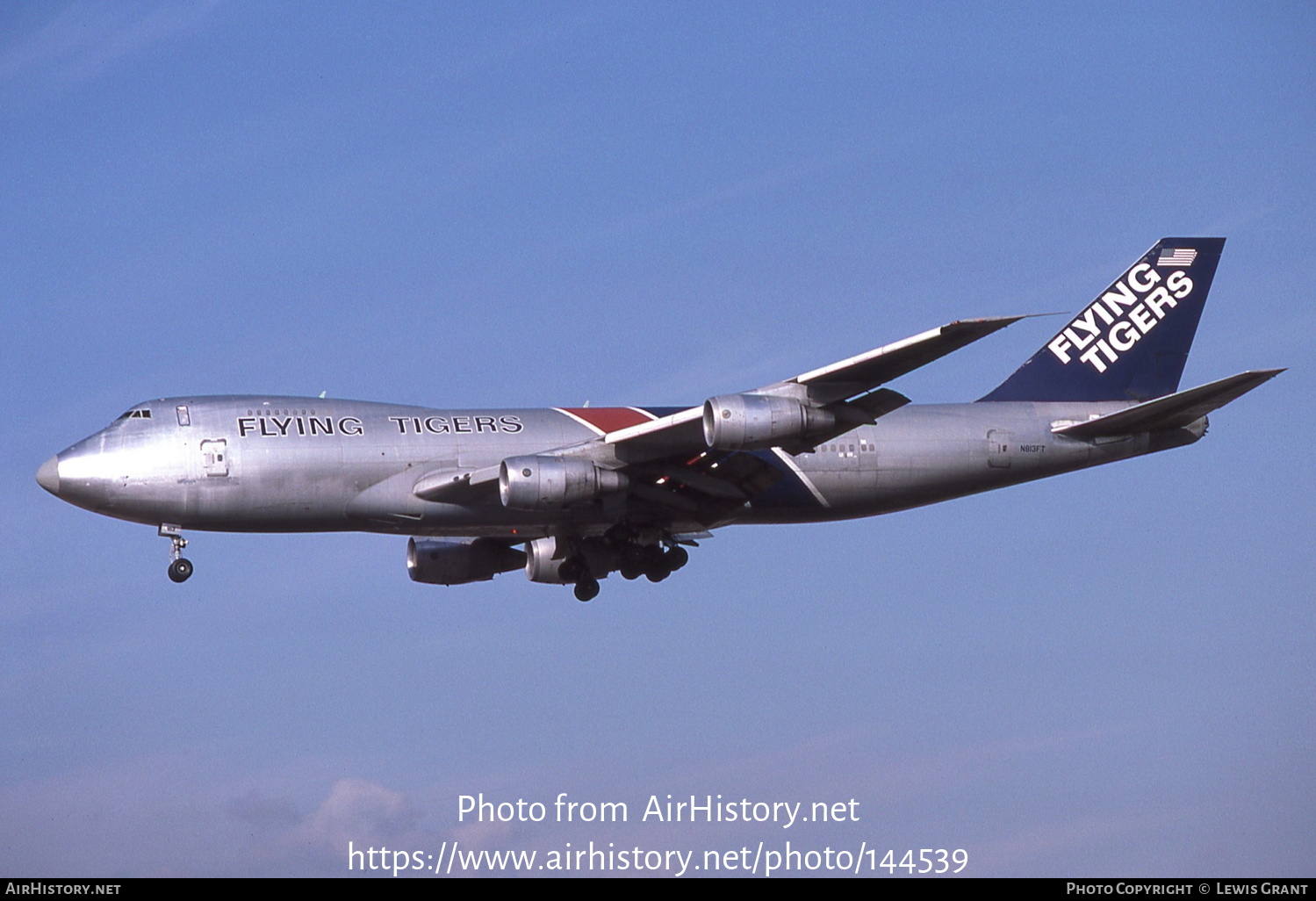 Aircraft Photo of N813FT | Boeing 747-245F/SCD | Flying Tigers | AirHistory.net #144539