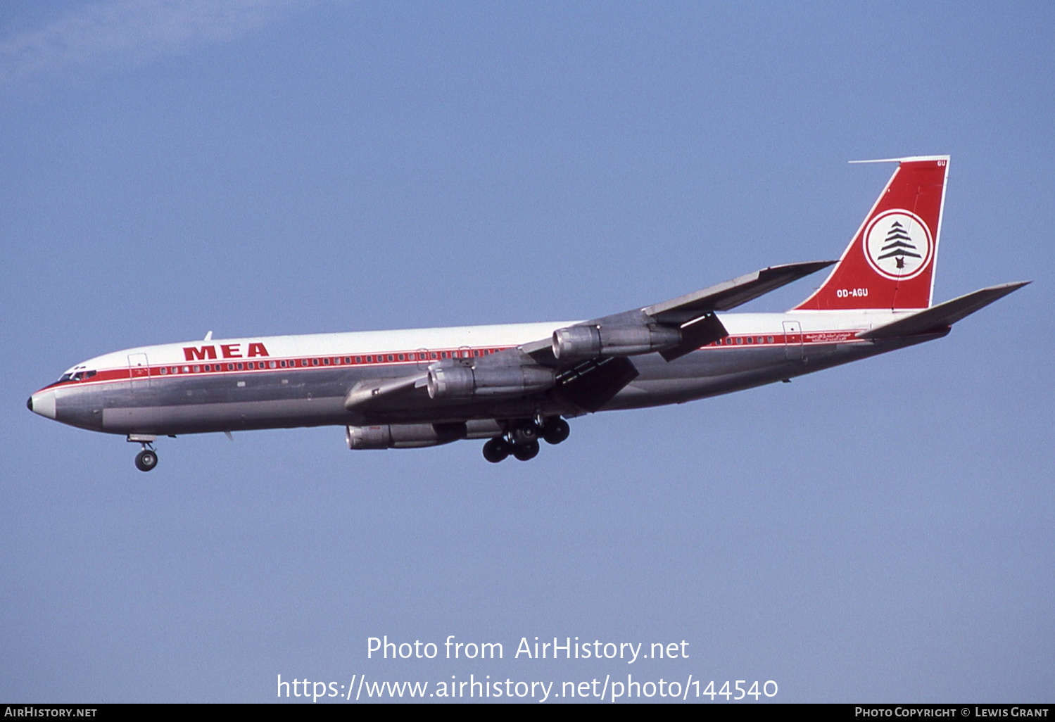 Aircraft Photo of OD-AGU | Boeing 707-347C | MEA - Middle East Airlines | AirHistory.net #144540