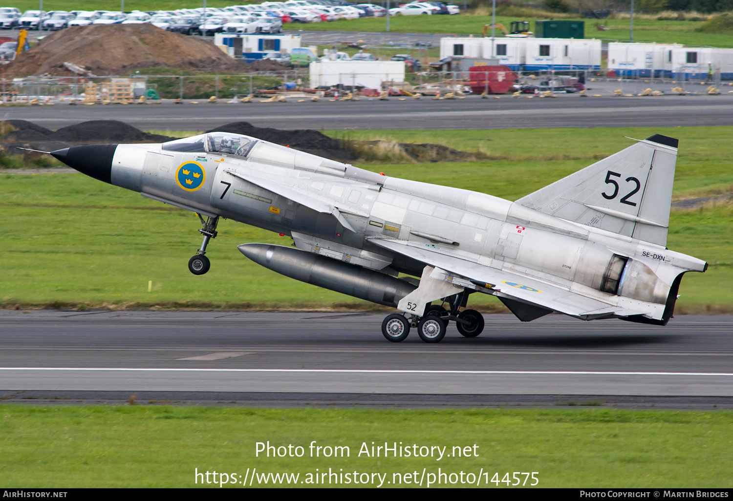 Aircraft Photo of SE-DXN / 37098 | Saab AJS37 Viggen | Sweden - Air Force | AirHistory.net #144575