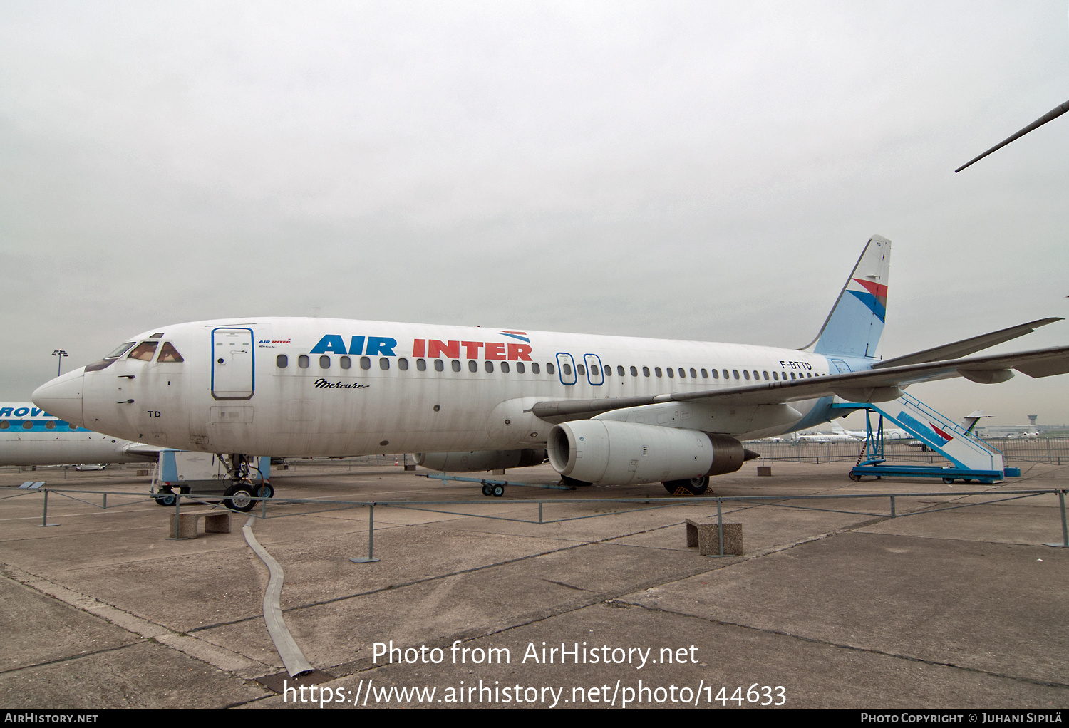 Aircraft Photo of F-BTTD | Dassault Mercure 100 | Air Inter | AirHistory.net #144633