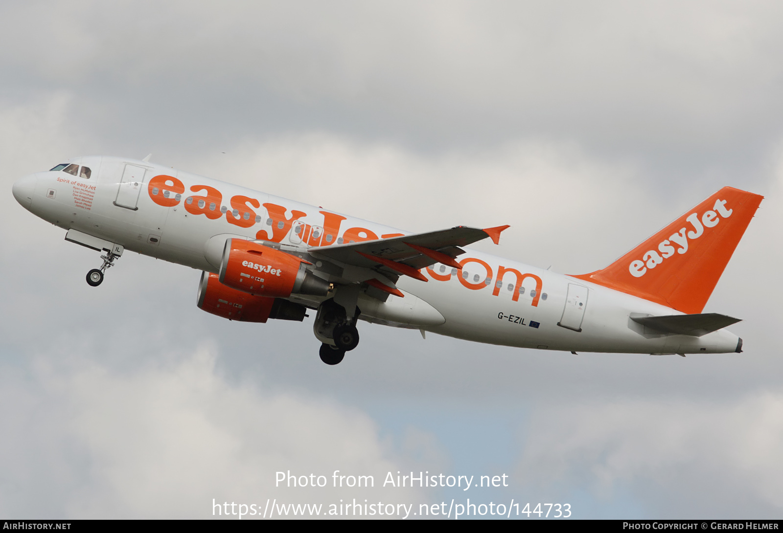 Aircraft Photo of G-EZIL | Airbus A319-111 | EasyJet | AirHistory.net #144733