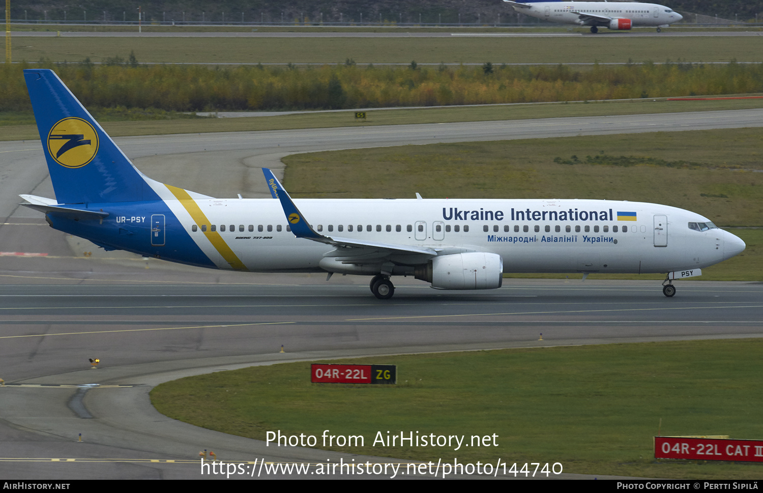 Aircraft Photo of UR-PSY | Boeing 737-8EH | Ukraine International Airlines | AirHistory.net #144740