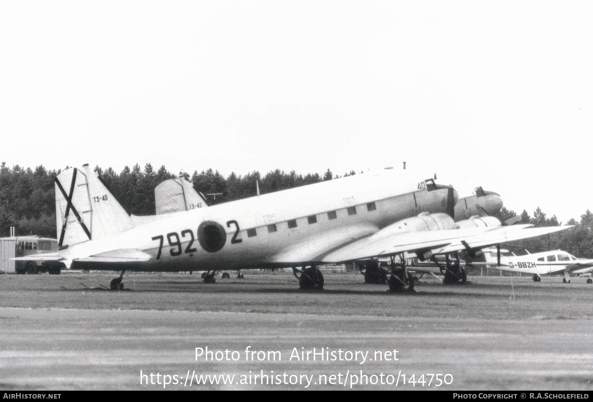 Aircraft Photo of G-BFPW / T3-40 | Douglas C-47D Skytrain | Warbirds of Great Britain | AirHistory.net #144750