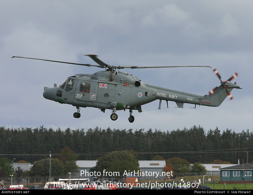 Aircraft Photo of XZ228 | Westland WG-13 Lynx HAS3GMS | UK - Navy | AirHistory.net #144807