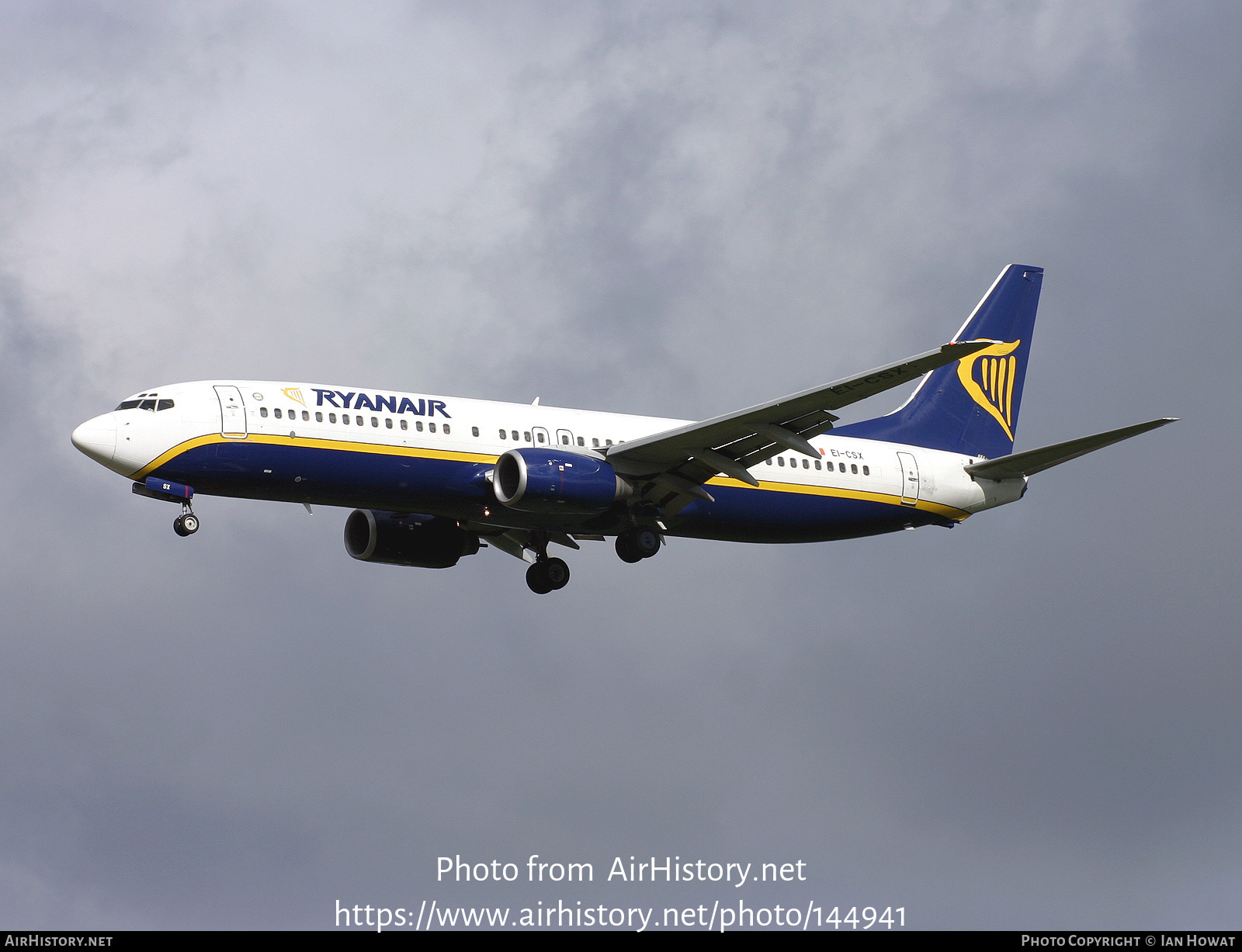 Aircraft Photo of EI-CSX | Boeing 737-8AS | Ryanair | AirHistory.net #144941