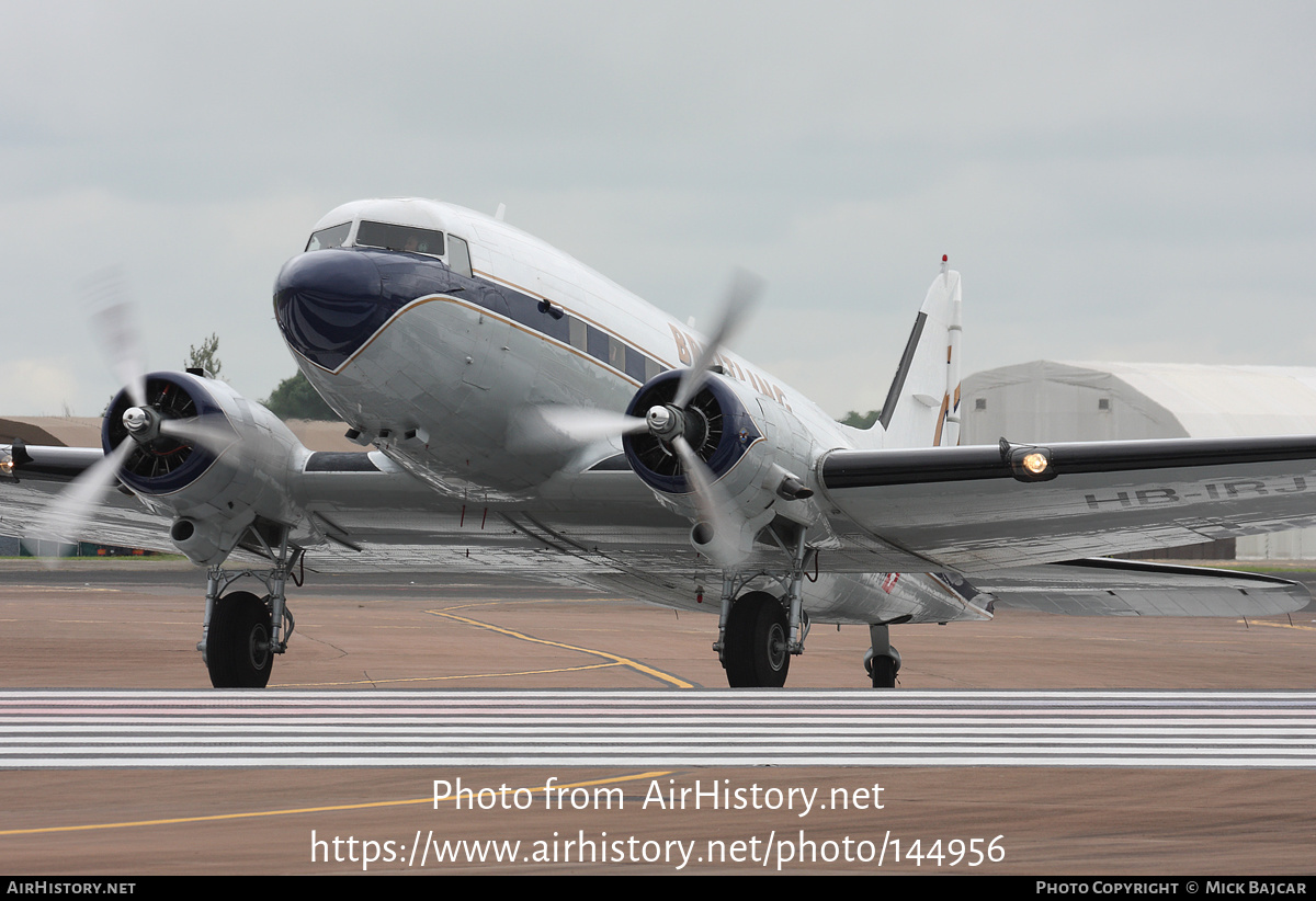 Aircraft Photo of HB-IRJ | Douglas DC-3(A) | AirHistory.net #144956