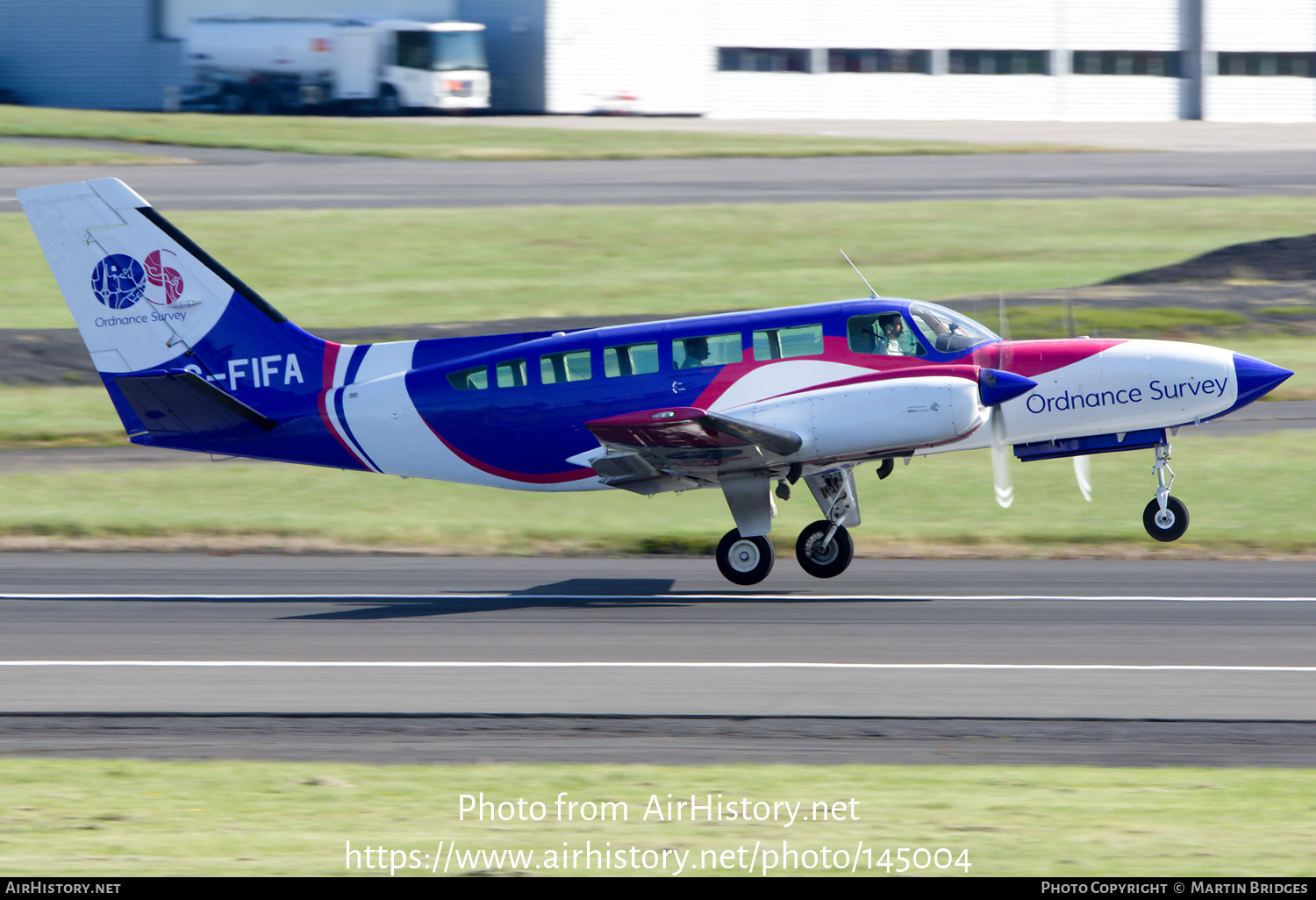 Aircraft Photo of G-FIFA | Cessna 404 Titan | Ordnance Survey | AirHistory.net #145004