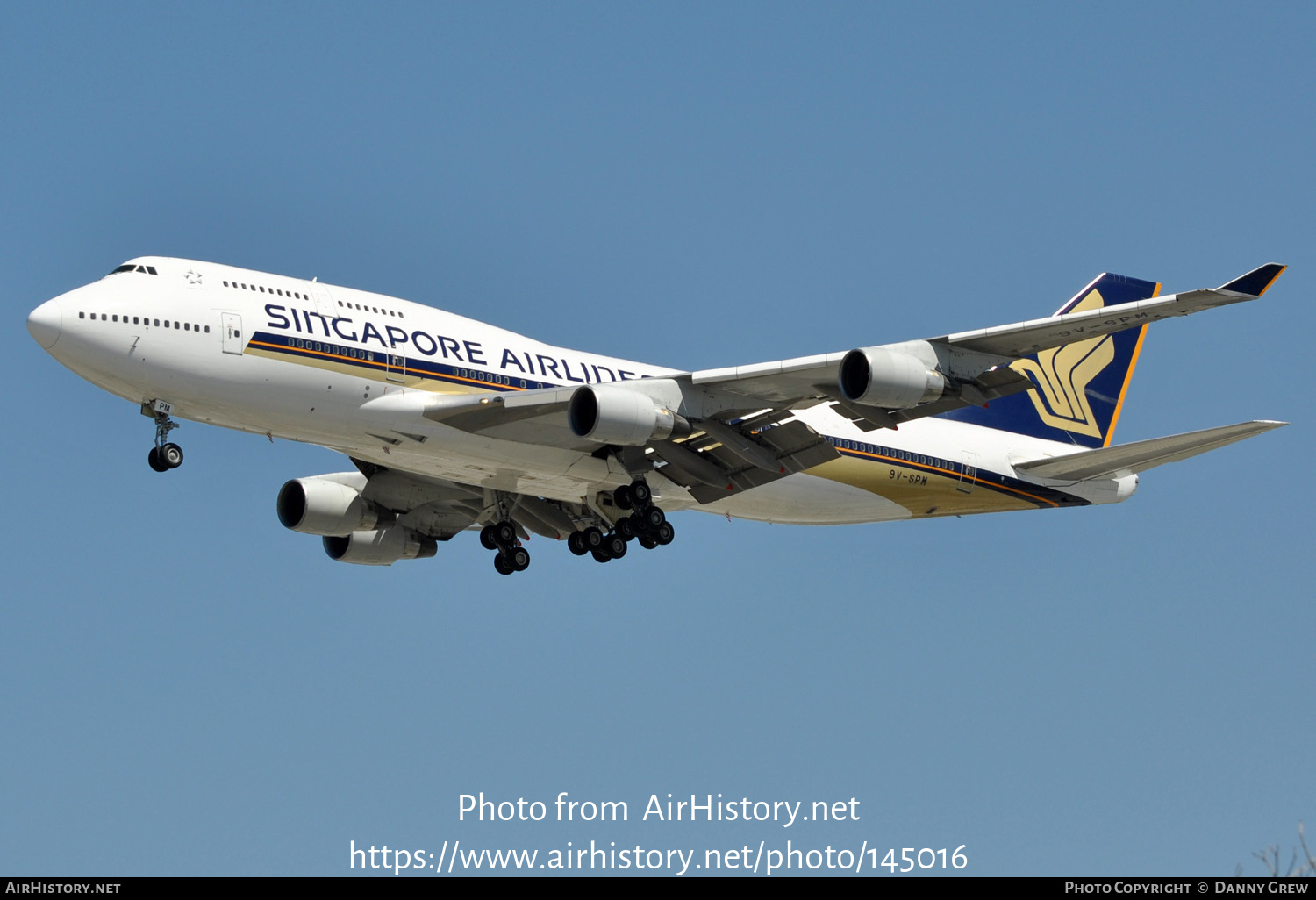 Aircraft Photo of 9V-SPM | Boeing 747-412 | Singapore Airlines | AirHistory.net #145016