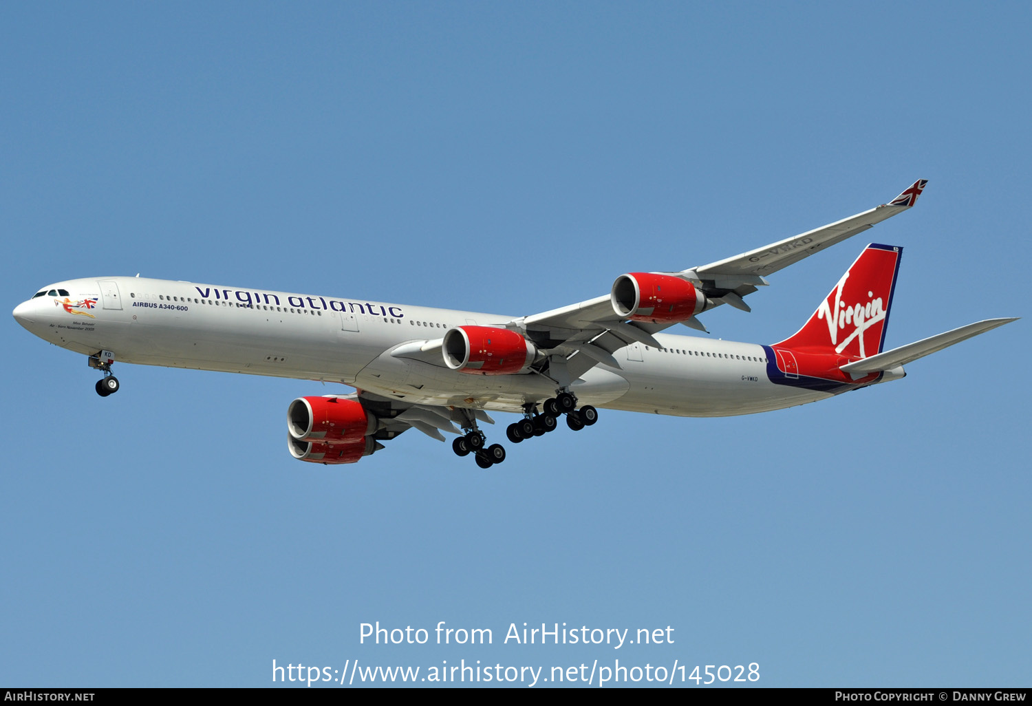 Aircraft Photo of G-VWKD | Airbus A340-642 | Virgin Atlantic Airways | AirHistory.net #145028