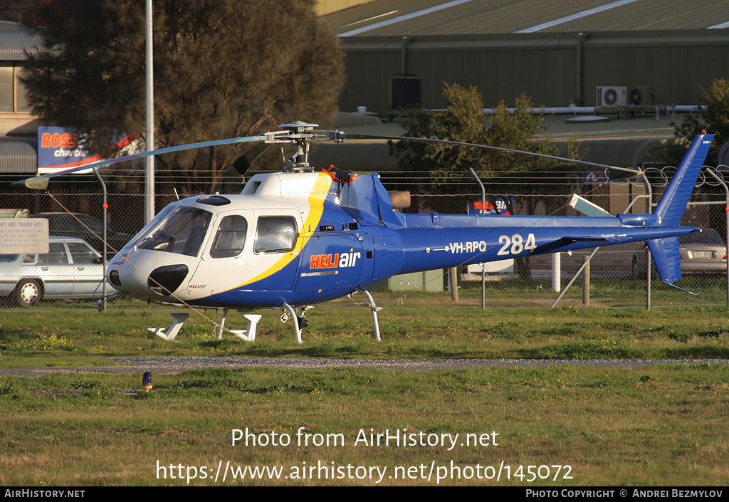 Aircraft Photo of VH-RPQ | Aerospatiale AS-350B Ecureuil | Heli Air | AirHistory.net #145072