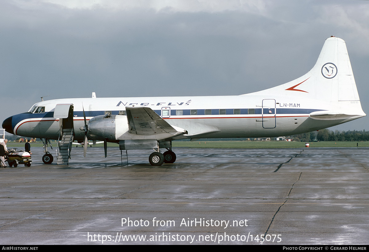 Aircraft Photo of LN-MAM | Convair 440-0 Metropolitan | Nor-Fly | AirHistory.net #145075