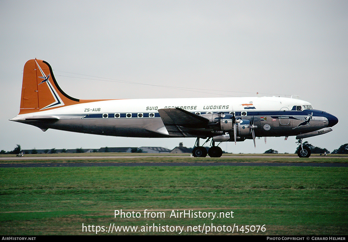 Aircraft Photo of ZS-AUB | Douglas DC-4-1009 | South African Airways - Suid-Afrikaanse Lugdiens | AirHistory.net #145076