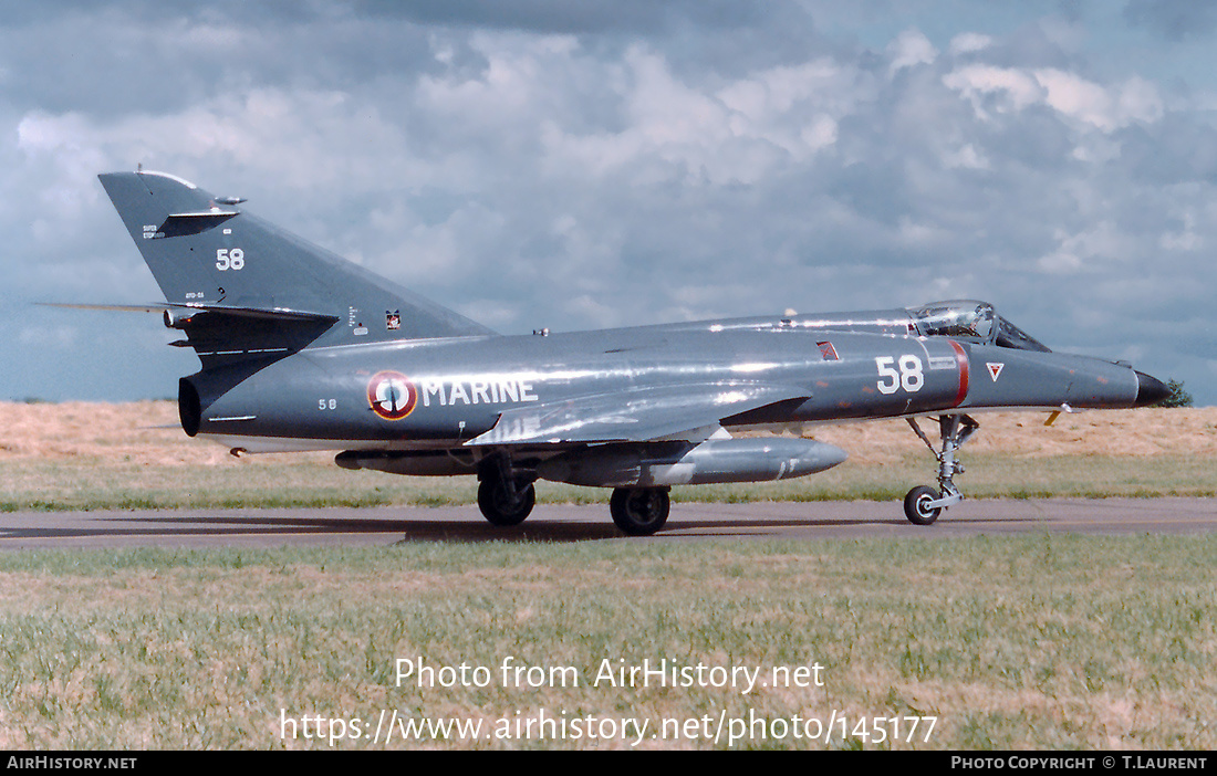 Aircraft Photo of 58 | Dassault Super Etendard | France - Navy | AirHistory.net #145177