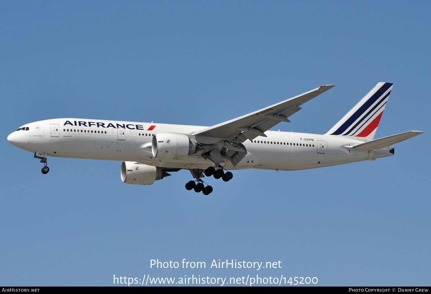 Aircraft Photo of F-GSPB | Boeing 777-228/ER | Air France | AirHistory.net #145200