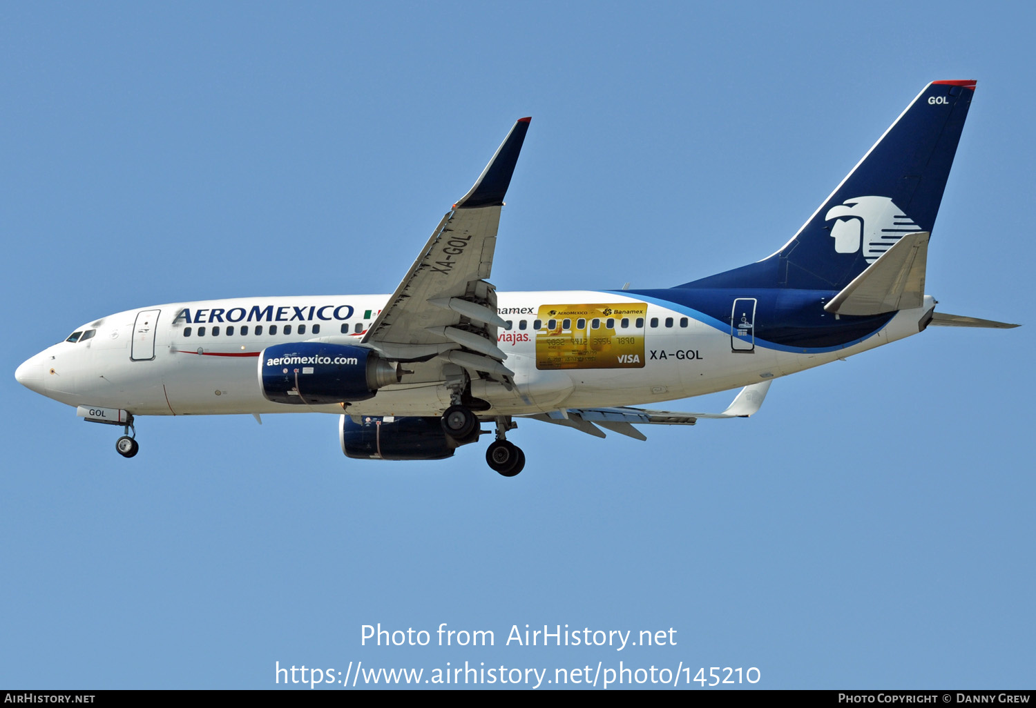 Aircraft Photo of XA-GOL | Boeing 737-752 | AeroMéxico | AirHistory.net #145210