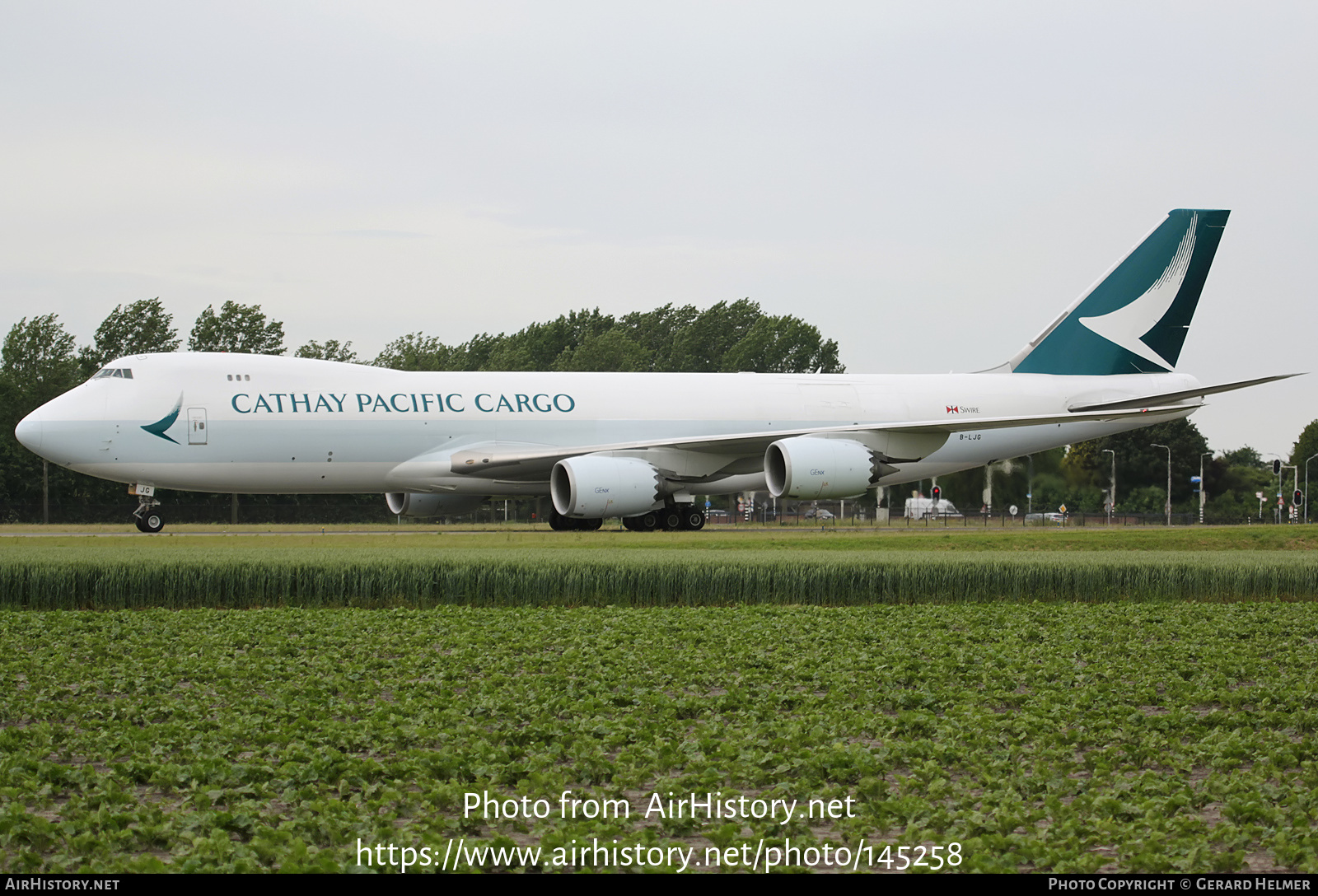 Aircraft Photo of B-LJG | Boeing 747-867F/SCD | Cathay Pacific Airways Cargo | AirHistory.net #145258