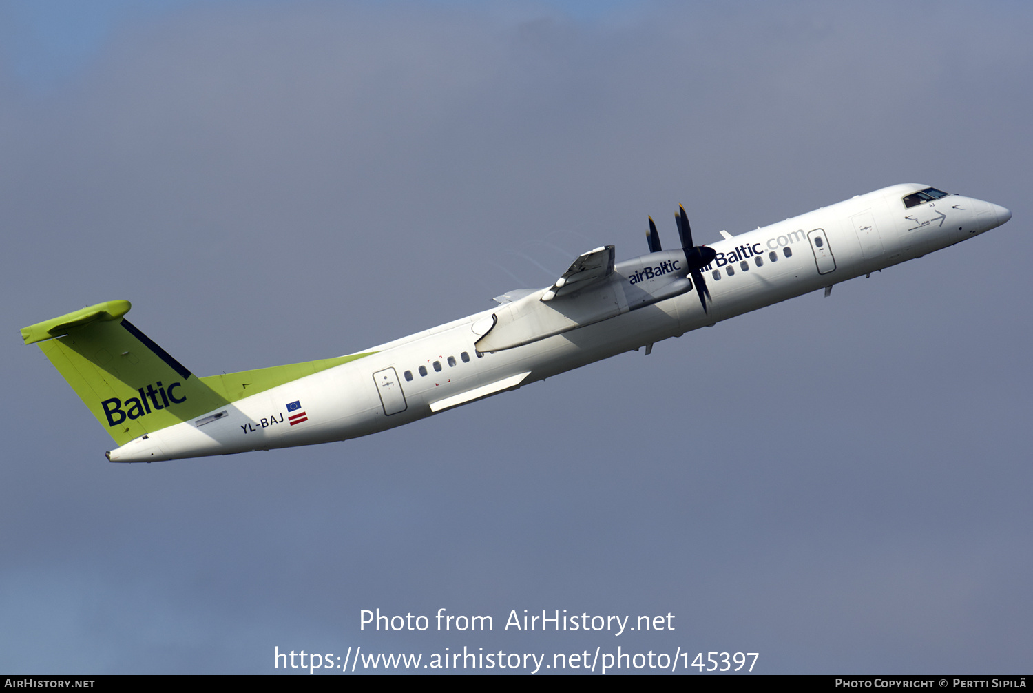 Aircraft Photo of YL-BAJ | Bombardier DHC-8-402 Dash 8 | AirBaltic | AirHistory.net #145397