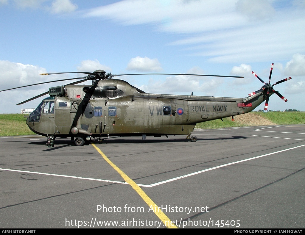 Aircraft Photo of ZF119 | Westland WS-61 Sea King HC4 | UK - Navy | AirHistory.net #145405