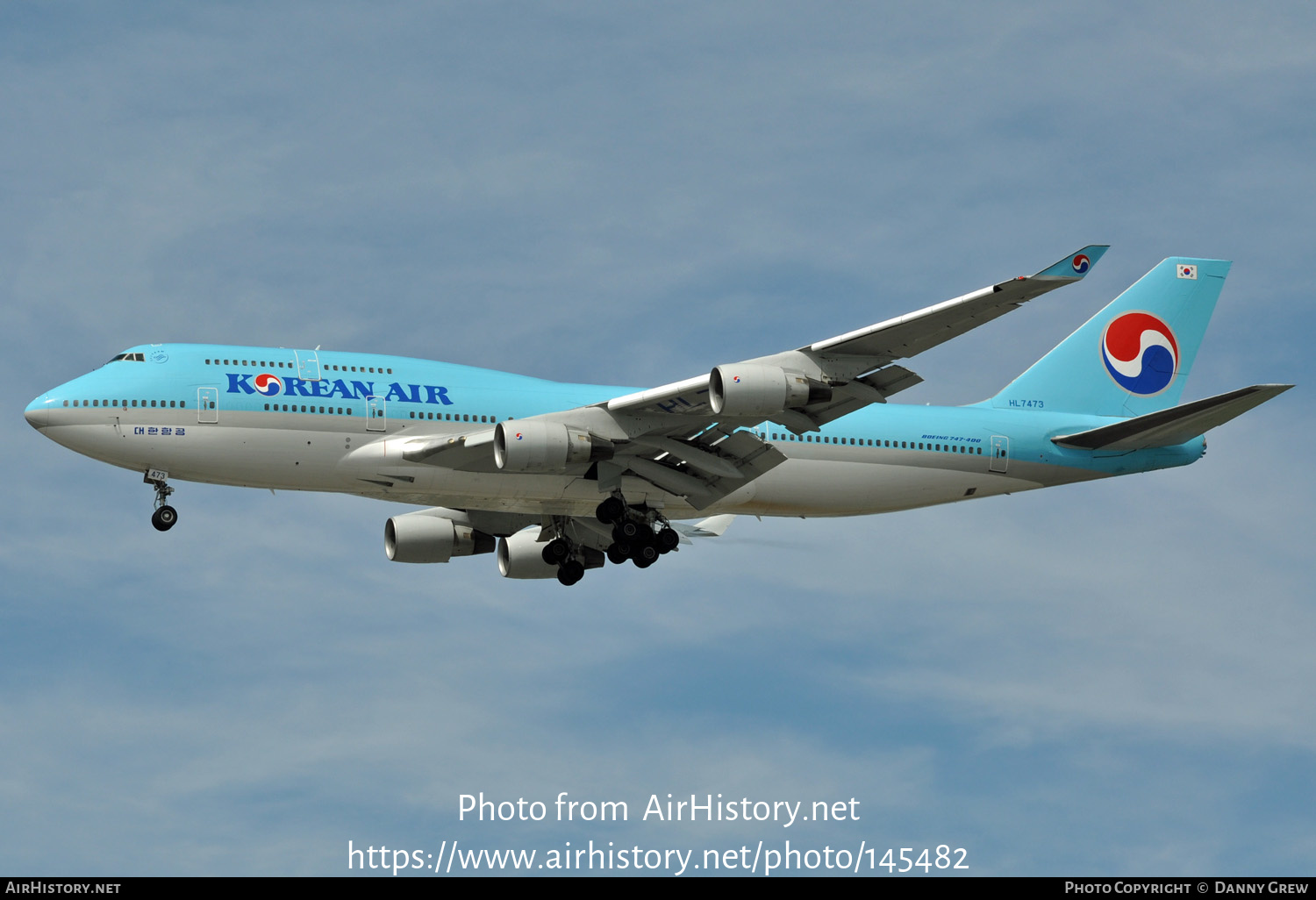 Aircraft Photo of HL7473 | Boeing 747-4B5 | Korean Air | AirHistory.net #145482