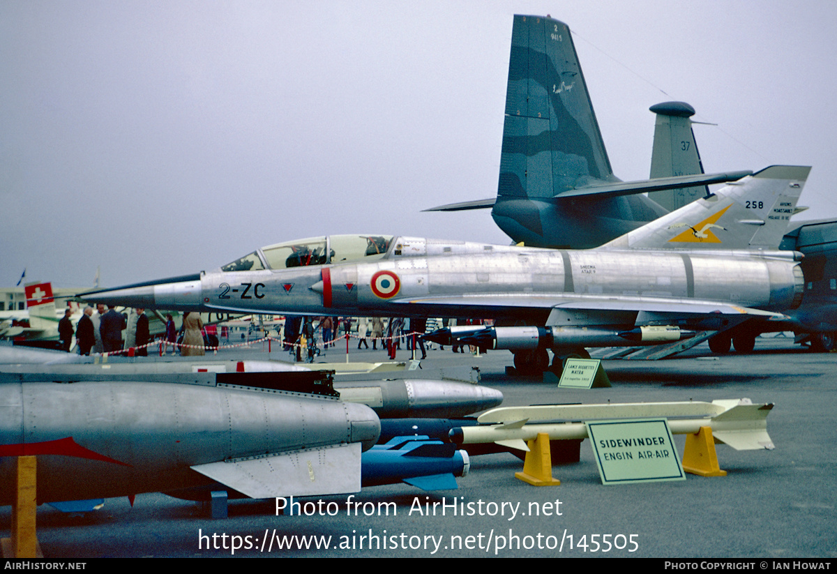 Aircraft Photo of 258 | Dassault Mirage IIIBE | France - Air Force | AirHistory.net #145505