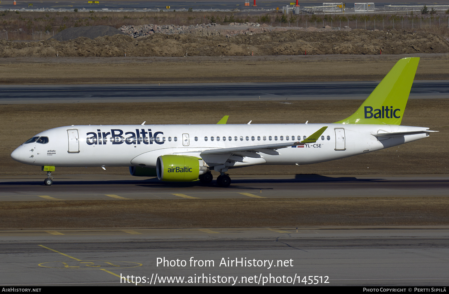 Aircraft Photo of YL-CSE | Bombardier CSeries CS300 (BD-500-1A11) | AirBaltic | AirHistory.net #145512