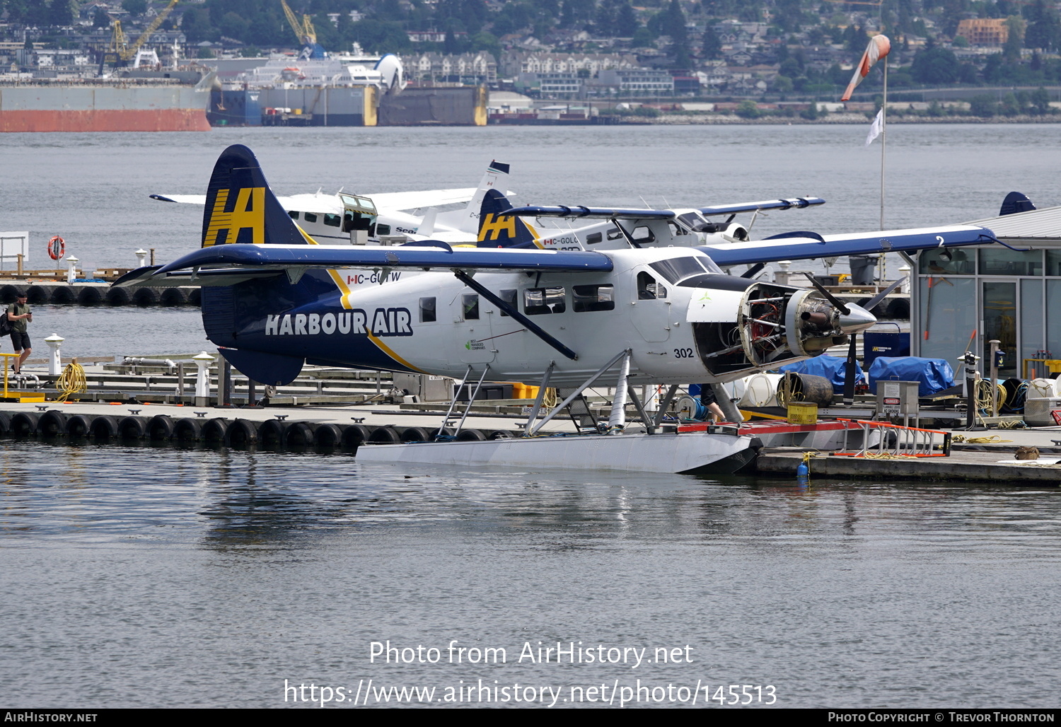 Aircraft Photo of C-GUTW | Vazar DHC-3T Turbine Otter | Harbour Air | AirHistory.net #145513