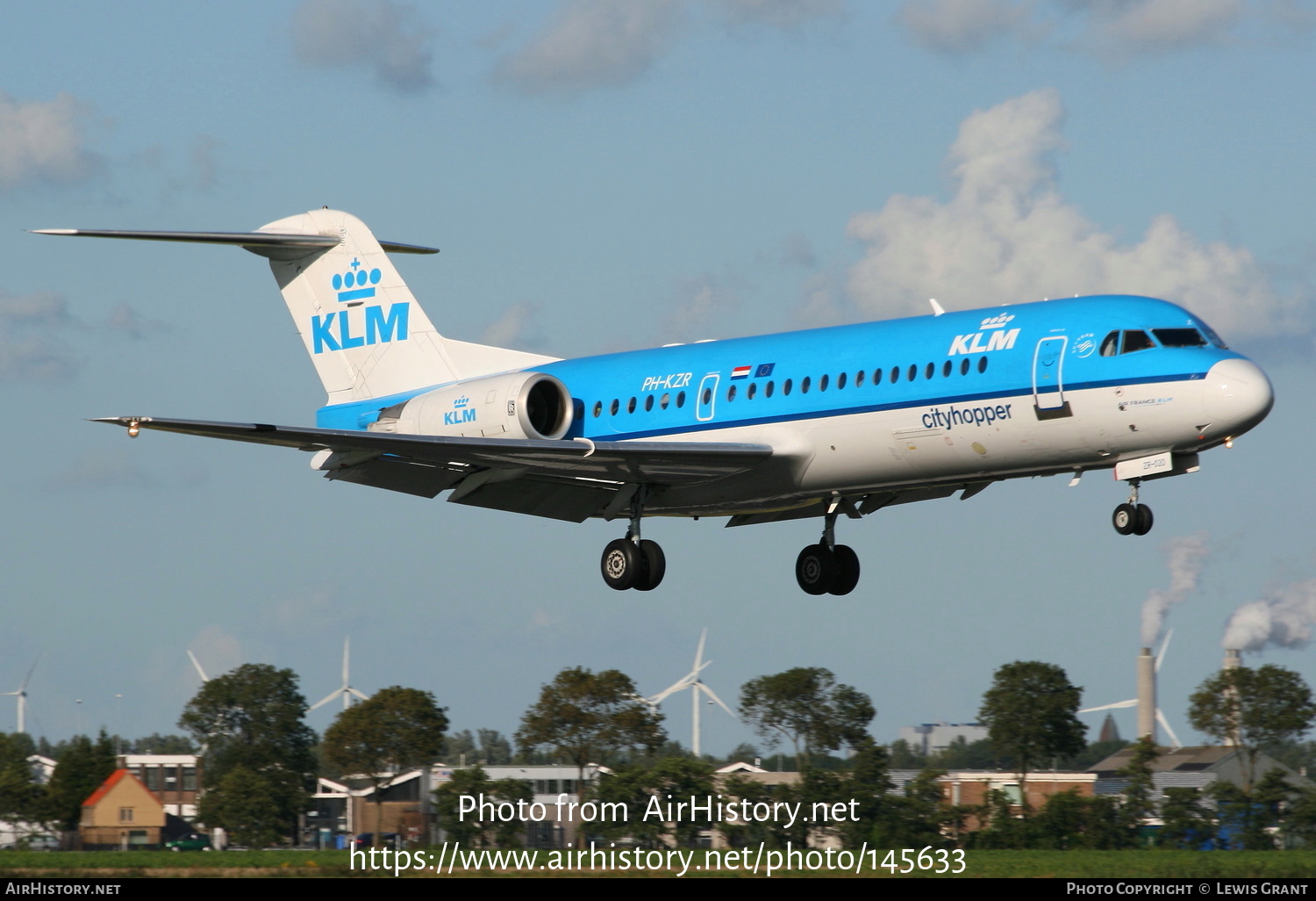 Aircraft Photo of PH-KZR | Fokker 70 (F28-0070) | KLM Cityhopper | AirHistory.net #145633