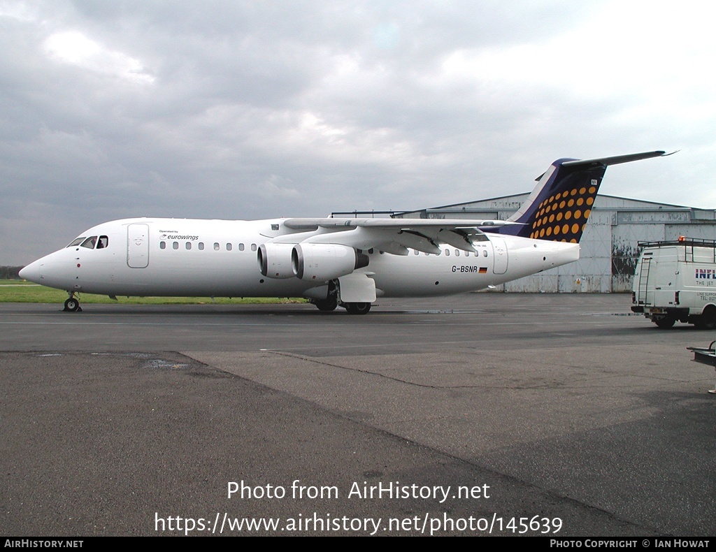 Aircraft Photo of G-BSNR | British Aerospace BAe-146-300 | Eurowings | AirHistory.net #145639